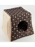 Katsu Hopi Dog Paws домик для собак бежевый
