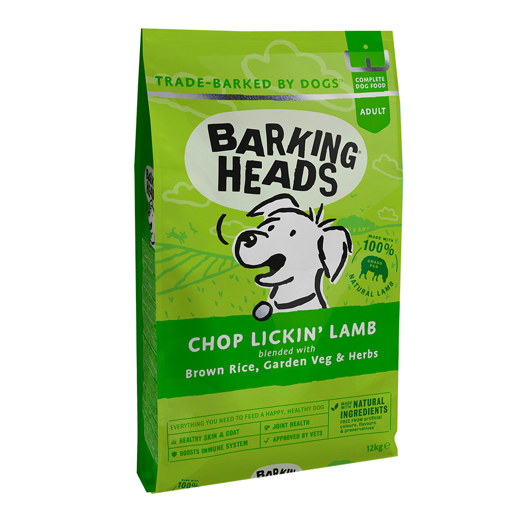 Barking Heads корм для взрослых собак всех пород, ягненок и рис 