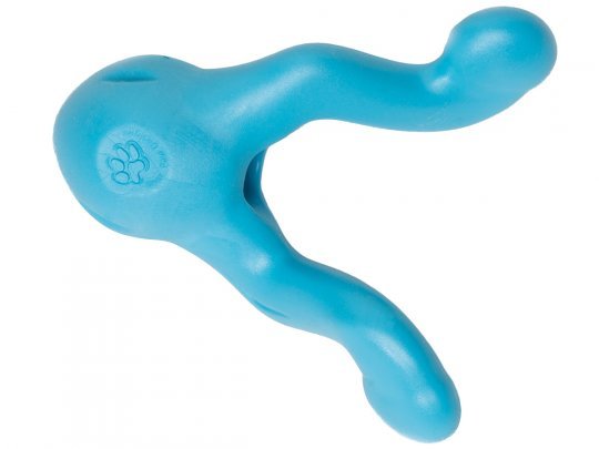 Zogoflex Tizzi игрушка под лакомства для собак всех пород (12 см, голубая)