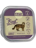 Araton влажный корм для взрослых кошек, безглютеновый, с говядиной