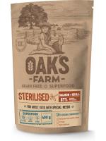 Oak's Farm GF сухой корм для стерилизованных кошек, лосось и криль
