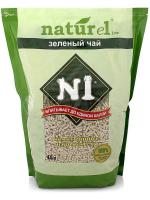 N1 Naturel 4,5л Жасминовый чай комкующийся наполнитель дерево