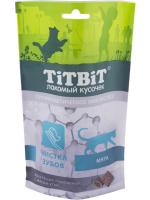 Titbit Хрустящие подушечки с мясом утки для чистки зубов лакомство для кошек