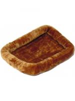 Midwest Pet Bed меховой лежанка для собак коричневый