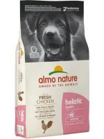 Almo Nature корм для щенков средних пород Holistic, курица