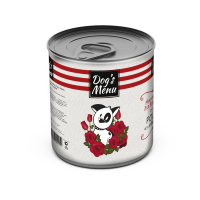 Dog`s Menu консервы для взрослых собак всех пород, ростбиф из говядины и рубка