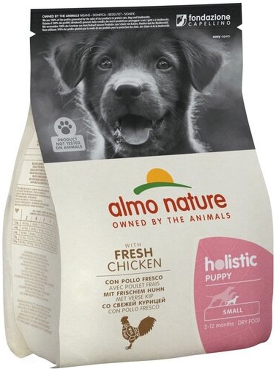 Almo Nature корм для щенков мелких пород Holistic, курица (400 гр)