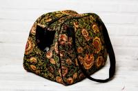 PetFood Сумка-переноска для животных, Хохлома золотая