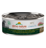 Almo Nature влажный корм для кошек с курицей и зеленым горошком (12шт уп)