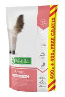 Nature’s Protection корм для взрослых кошек Персидской породы, курица, индейка и утка
