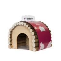 Zoobaloo Домик для грызунов овальный