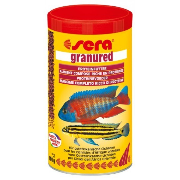 Sera  Корм для рыб GRANURED  гранулированный для плотоядных цихлид