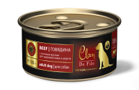 130.3.040-CLAN-De-File-консервы-для-собак-100-г-Говядина-шоу-бокс-16-шт-уп-96шт-№-50