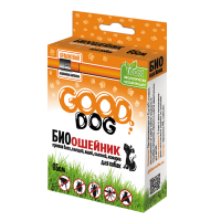 Good Dog Антипаразитарный БИО ошейник для собак от блох и клещей