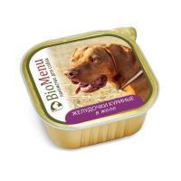 BioMenu влажный корм для собак всех пород и взорастов, желудочки куриные в желе
