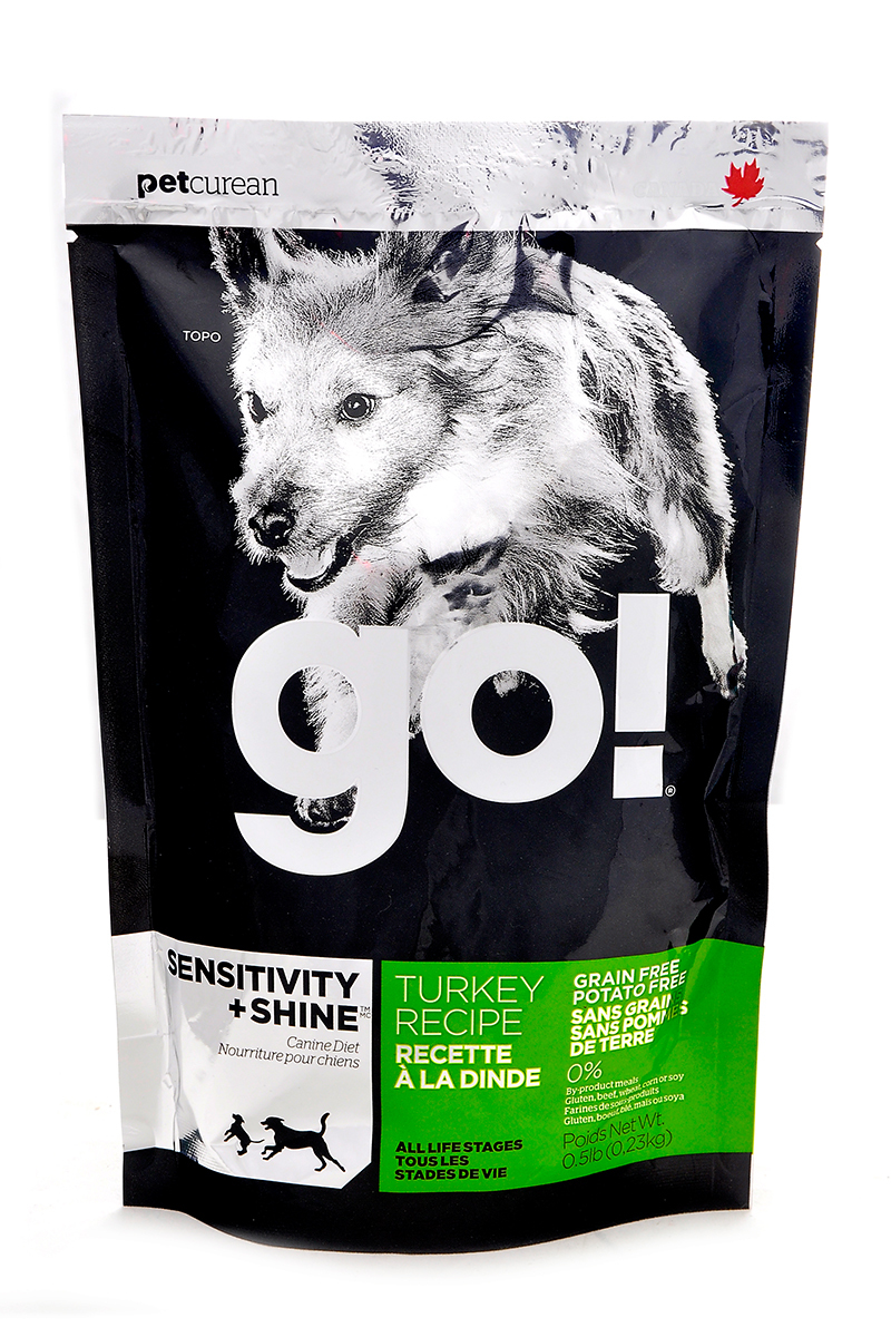 GO! Sensitivity + Shine Turkey Dog Recipe Grain Free, Potato Free