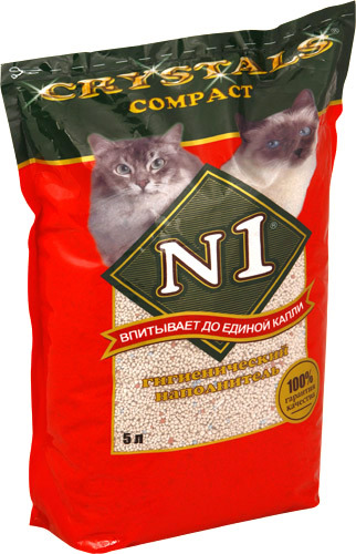 N1 Комкующийся наполнитель, 5л (Compact)