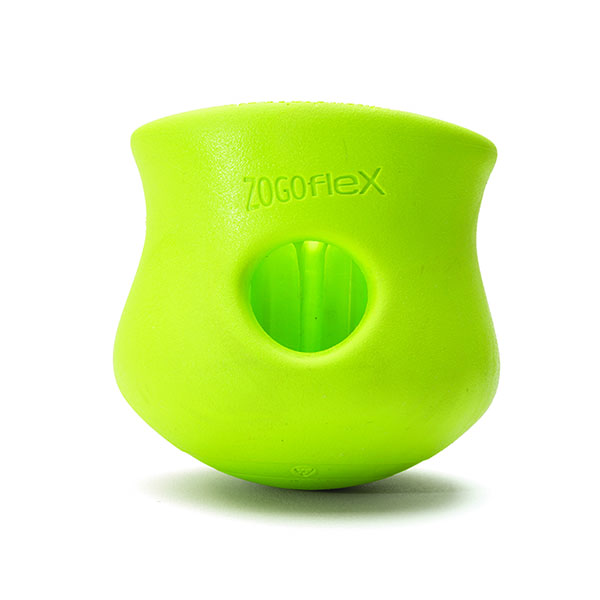 Zogoflex Toppl игрушка под лакомства для собак всех пород (10 см, зеленая)