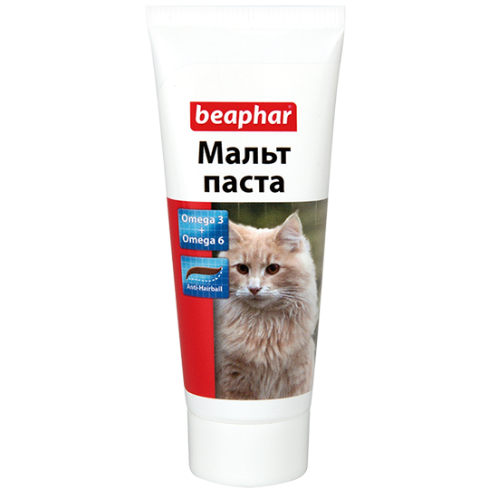 Beaphar Malt Paste мальт-паста для выводы шерсти из кишечника у кошек