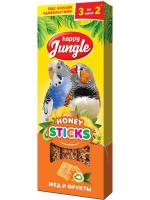 Happy Jungle Палочки мед с фруктами лакомство для птиц