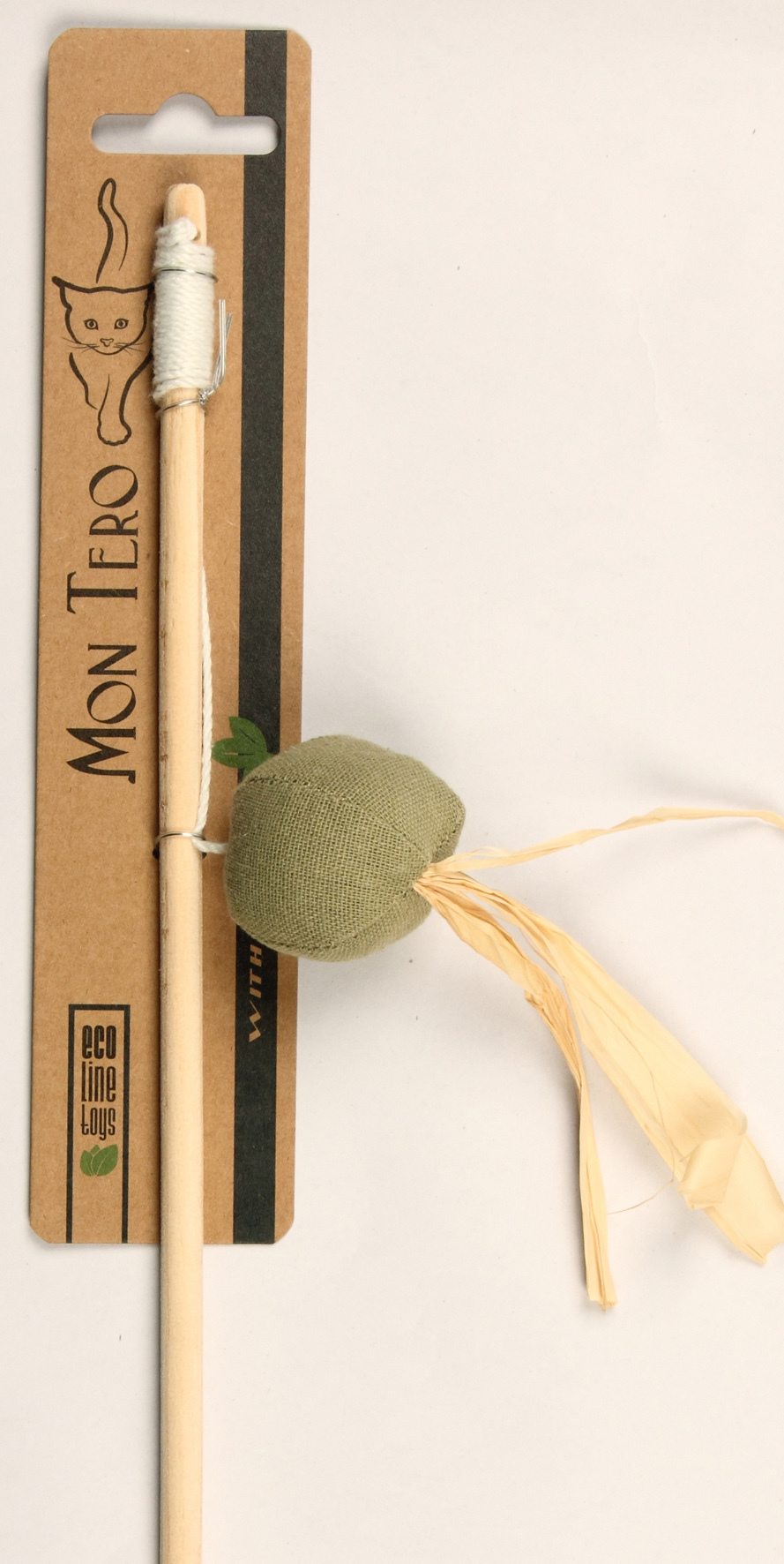 Mon Tero игрушка для кошек дразнилка-удочка с кошачьей мятой 