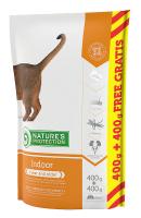 Nature’s Protection корм для живущих в помещениях взрослых кошек всех пород, курица, индейка и утка