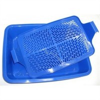 Dogman Туалет для кошек с решеткой, глубокий