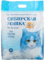 Сибирская кошка Элита впитывающий силикагелевый наполнитель для кошачьих туалетов