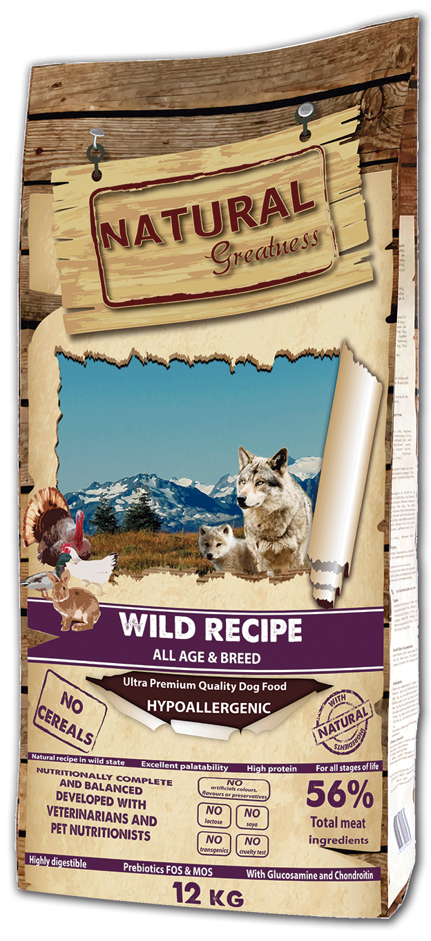 Natural Greatness гипоаллергенный корм для взрослых собак всех пород, утка, индейка и курица