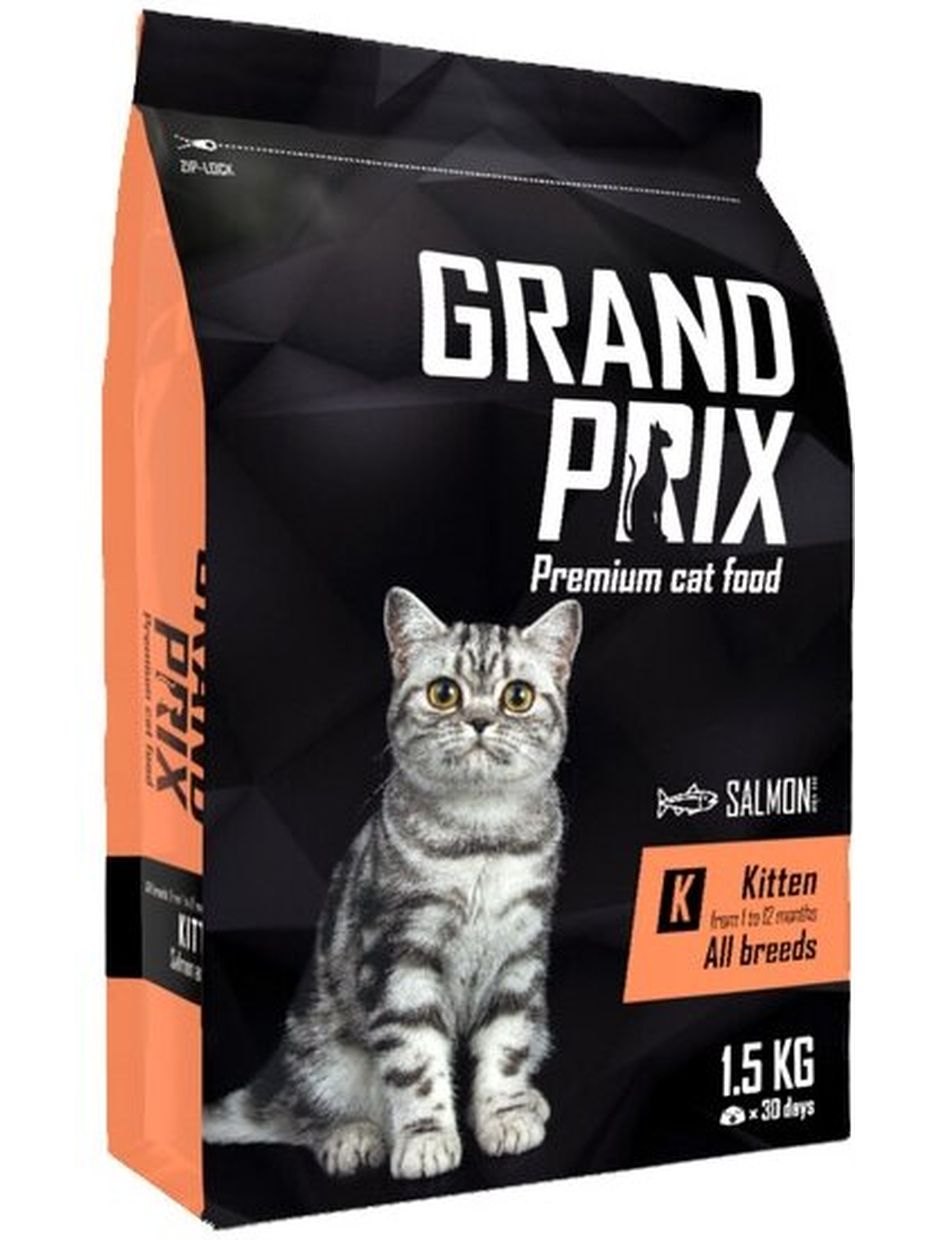 Grand Prix корм для котят, с лососем