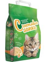 Счастливые Лапки Древесный впитывающий наполнитель древесный без запаха