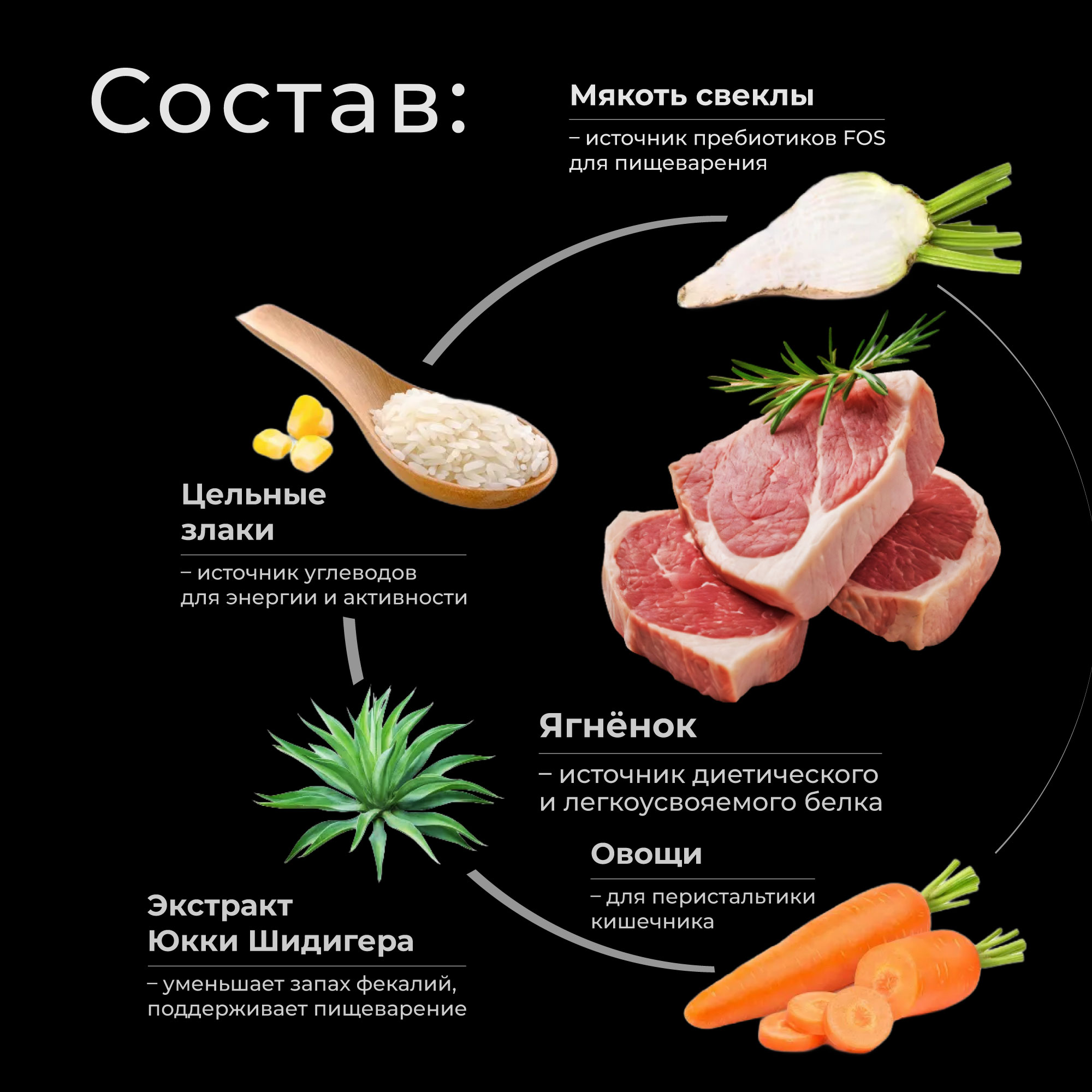 Quattro корм для щенков породы Кавалер кинг чарльз спаниель, с ягненком