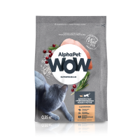 фронт Сухой корм WOW для стерил. кошек c цып. 0,35 кг