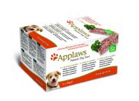 Applaws набор консерв для взрослых собак всех пород, паштет с индейкой, говядиной и океанической рыб
