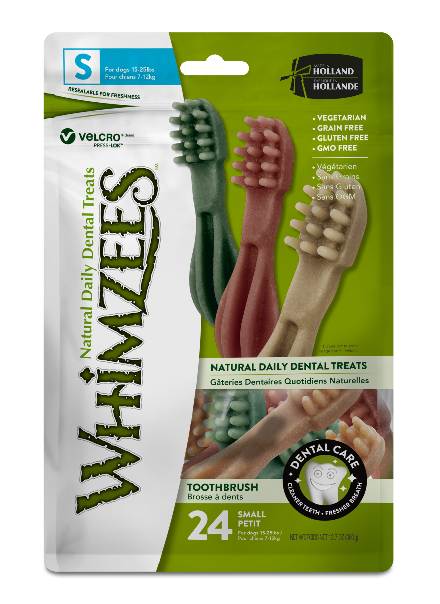 Whimzees лакомство для собак малых пород, Зубная щетка