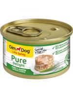 GimDog Pure Delight влажный корм для взрослых собак всех пород, цыпленок и ягненок