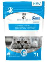 Organic team Комкующийся наполнитель, растительный из маниоки, смываемый белый_result