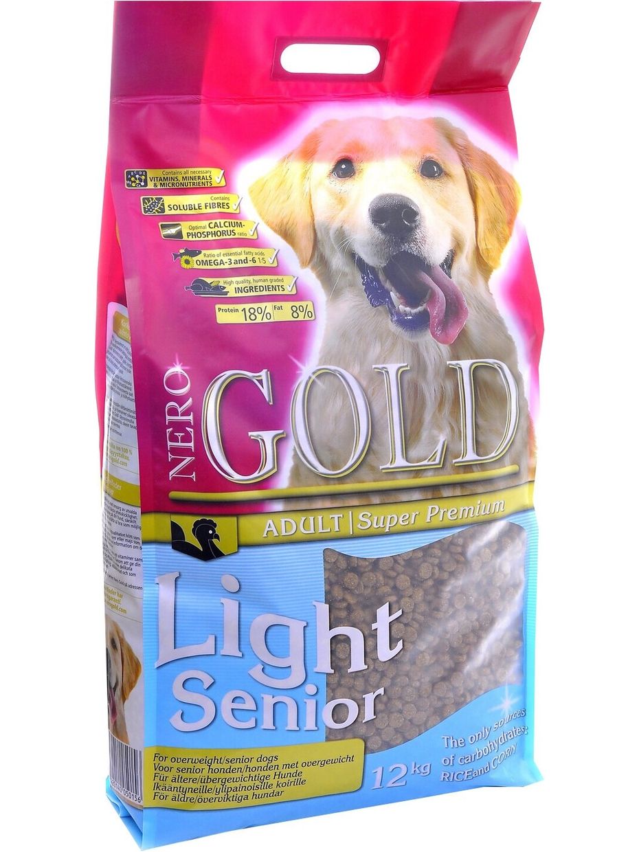 Nero Gold корм для пожилых собак, при склонности к избыточному весу (2,5 кг)