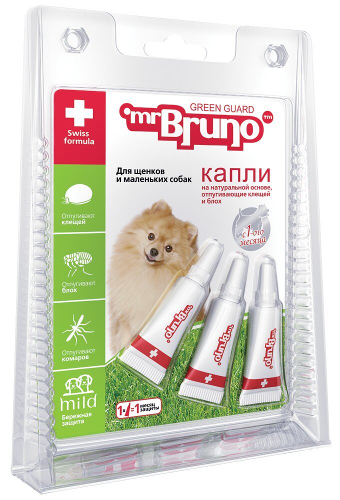 Капли репеллентные для щенков и маленьких собак