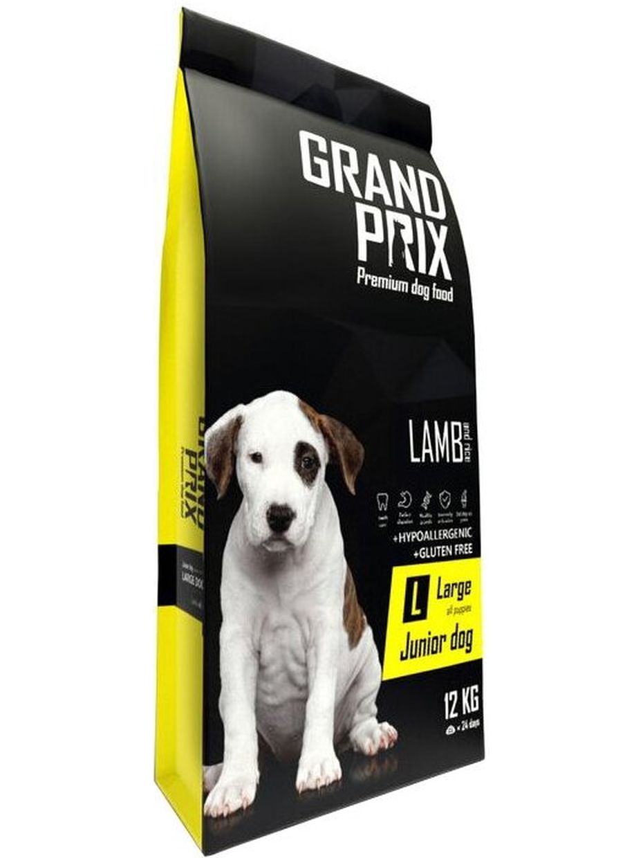 Grand Prix корм для щенков крупных пород, ягненок (12 кг)