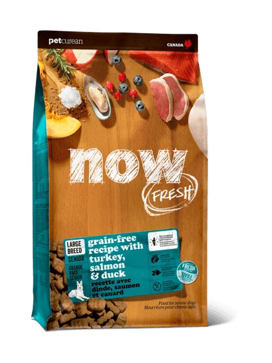 NOW Fresh корм для собак крупных пород, беззерновой, с индейкой, уткой и овощами (11,34 кг)