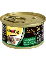 GimCat ShinyCat влажный корм для взрослых кошек всех пород, цыпленок и ягненок