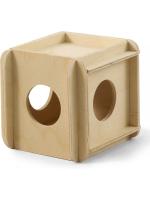 Gamma Игрушка-кубик для мелких животных деревянный для грызунов, фанера разноцветный