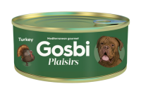 Gosbi Plaisirs влажный корм для взрослых собак всех пород, индейка
