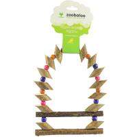 Zoobaloo игрушка для птиц, Лесенка с бусинками
