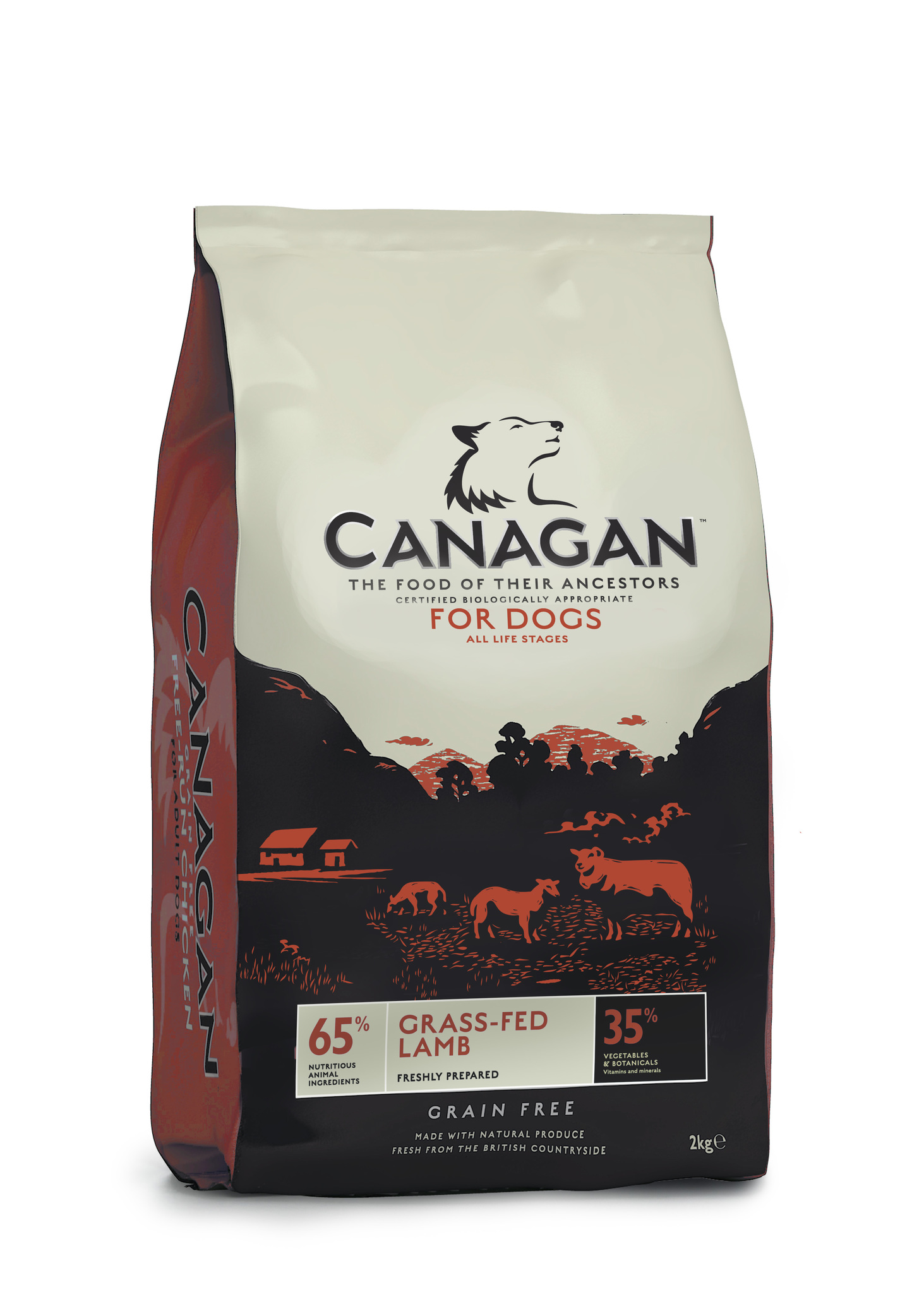 Canagan корм для щенков и взрослых собак всех пород, беззерновой, ягненок