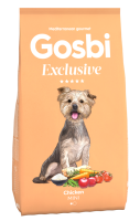 Gosbi Exclusive корм для взрослых собак малых пород, курица