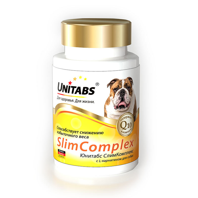 Unitabs SlimComplex с Q10 для собак