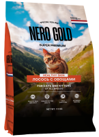 Nero Gold корм для кошек и котят с лососем и овощами