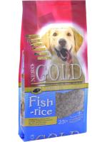 Nero Gold корм для собак, для здоровья костей и суставов, кожи и шерсти, рыба, с рисом